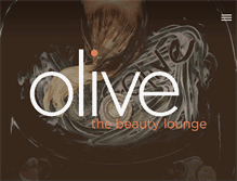 Tablet Screenshot of olive-thebeautylounge.com